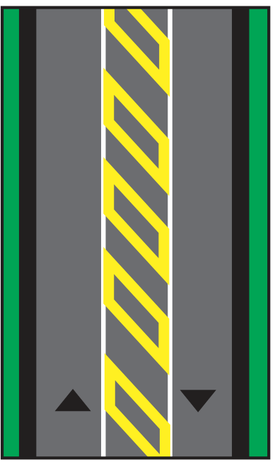 k53 practice question road surface marking illustration